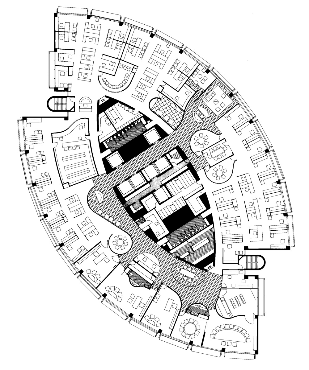 High Rise Commercial Building Floor Plan
