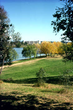 View from across the lake